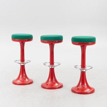 Friedrich Stückenbröker, bar stools, 3 pcs, Lockhausen, Germany 1960s.