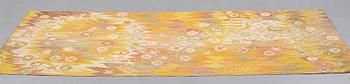 Barbro Nilsson, A TAPESTRY, "Solen", a tapestry variant, ca 242 x 110 cm, signed AB MMF BN.