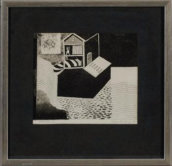 BIRGER FORSBERG, etsningar, signerade och numrerade 71/75 och 1/75.