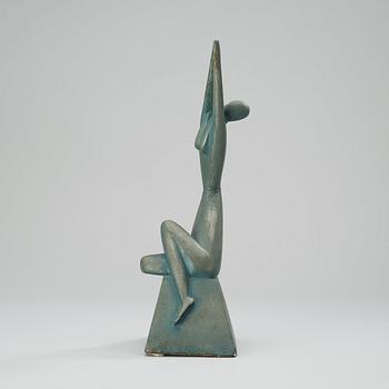 WIWEN NILSSON, skulptur, ca 1925.