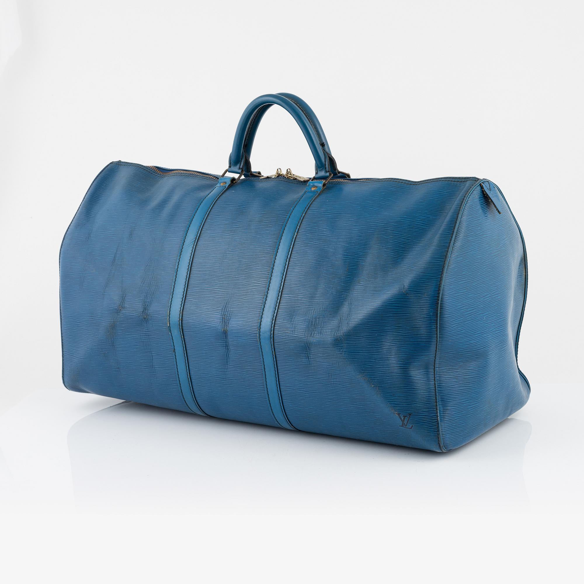 Louis Vuitton, weekendbag 'Keepall 60 Epi'.
