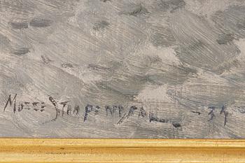 Mosse Stoopendaal, Gulls by the skerry.