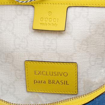 GUCCI, a monogram canvas "Boston bag Para Brasil", limited edition.