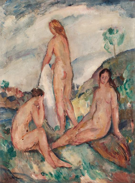 Henning Ståhlberg, Three graces by the sea.