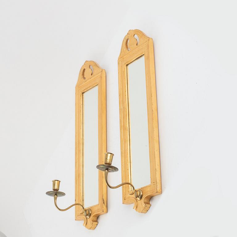 A pair of 'Regnaholm' wall sconces,  IKEA's 18th-century series, 1990s.