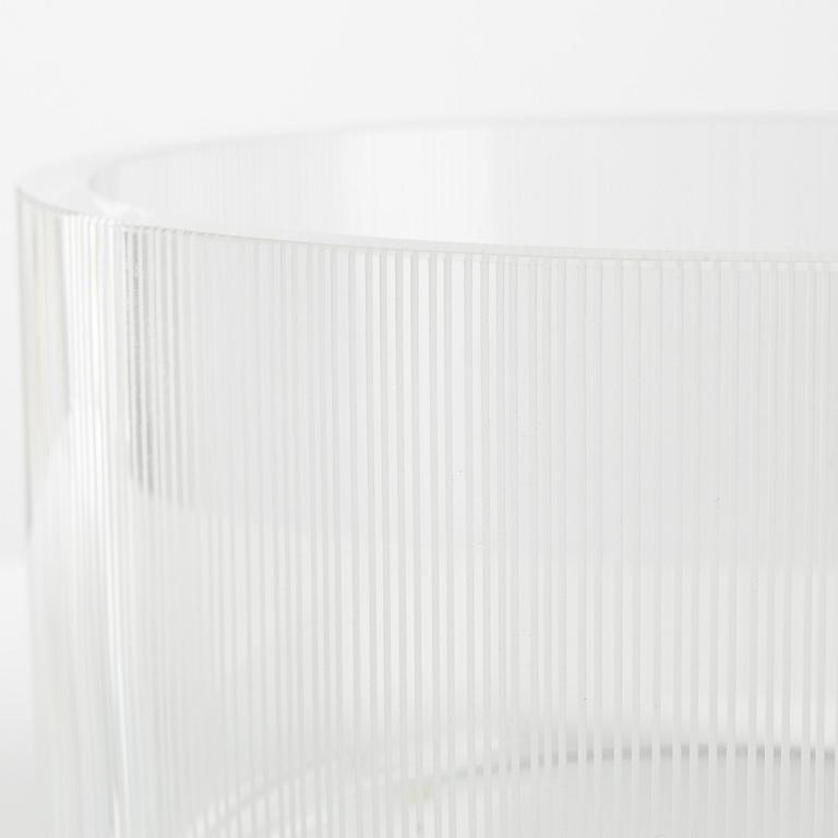 Lena Bergström, bowl, glass, Orrefors, 2007.