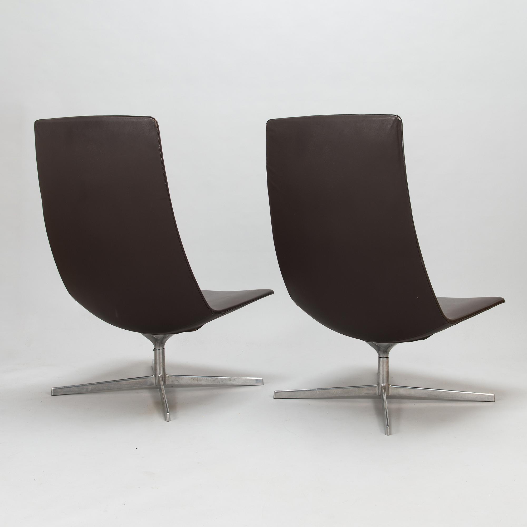 A pair of armchairs, 'Catifa 70 Lounge Chair', Arper, Italy.