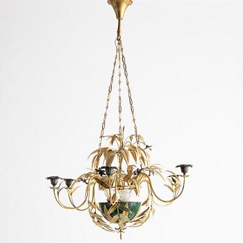 An early 20th century chandelier.
