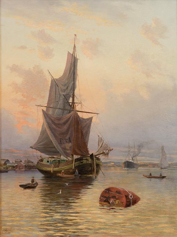 FRANS MAEXMONTAN, SHIPS NEAR HELSINKI.