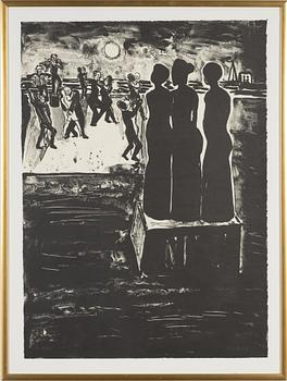 Lena Cronqvist, lithograph, signed 12/40.