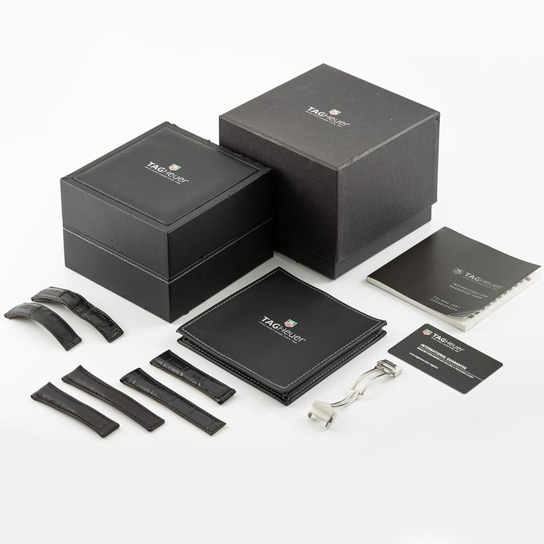 Tag Heuer, Carrera, chronograph, wristwatch, 43 mm.