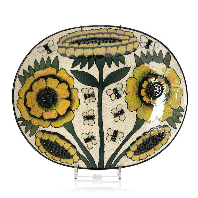 Birger Kaipiainen, a ceramic dish, Arabia, Finland.
