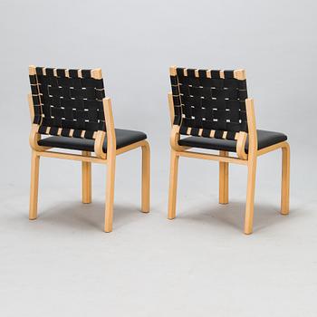 Alvar Aalto, stolar, 4 st, modell 612, Artek, 1900-talets slut.