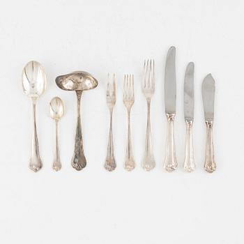 A Swedish Silver Cutlery, model 'Symfoni', mark of Mema, Lidköping, some 1960 (78 pieces).