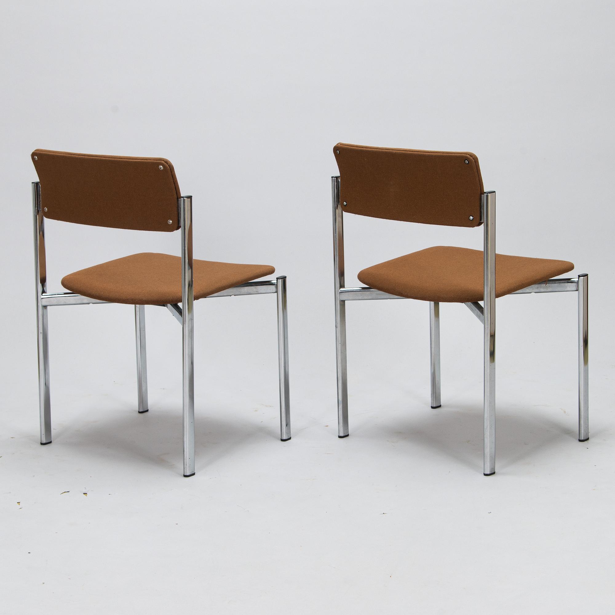 Ilmari Tapiovaara, tuoleja, 4 kpl, "Kiki" Merivaara 1970-luku.