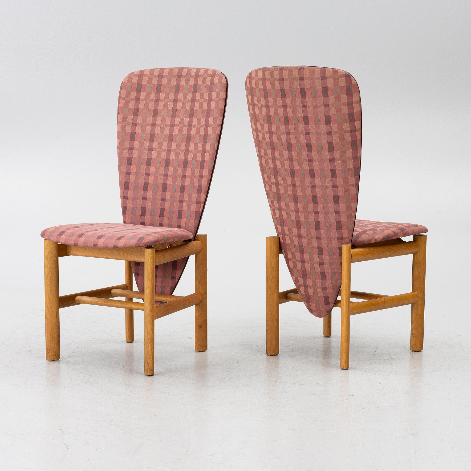 Six chairs, Skovby Møbelfabrik, second half of the 20th century.