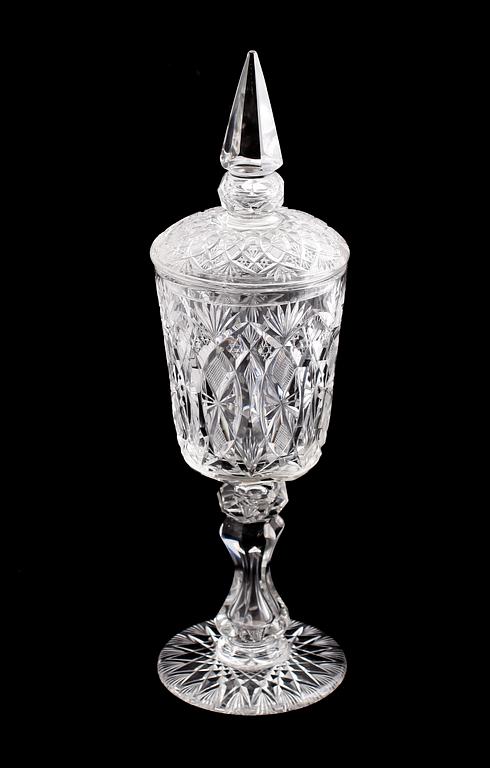 LOCKPOKAL, glas, sekelskiftet 1900.