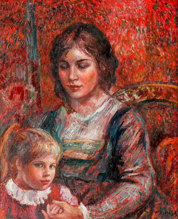 TADEUSZ KAMASA, oil on canvas, signed.