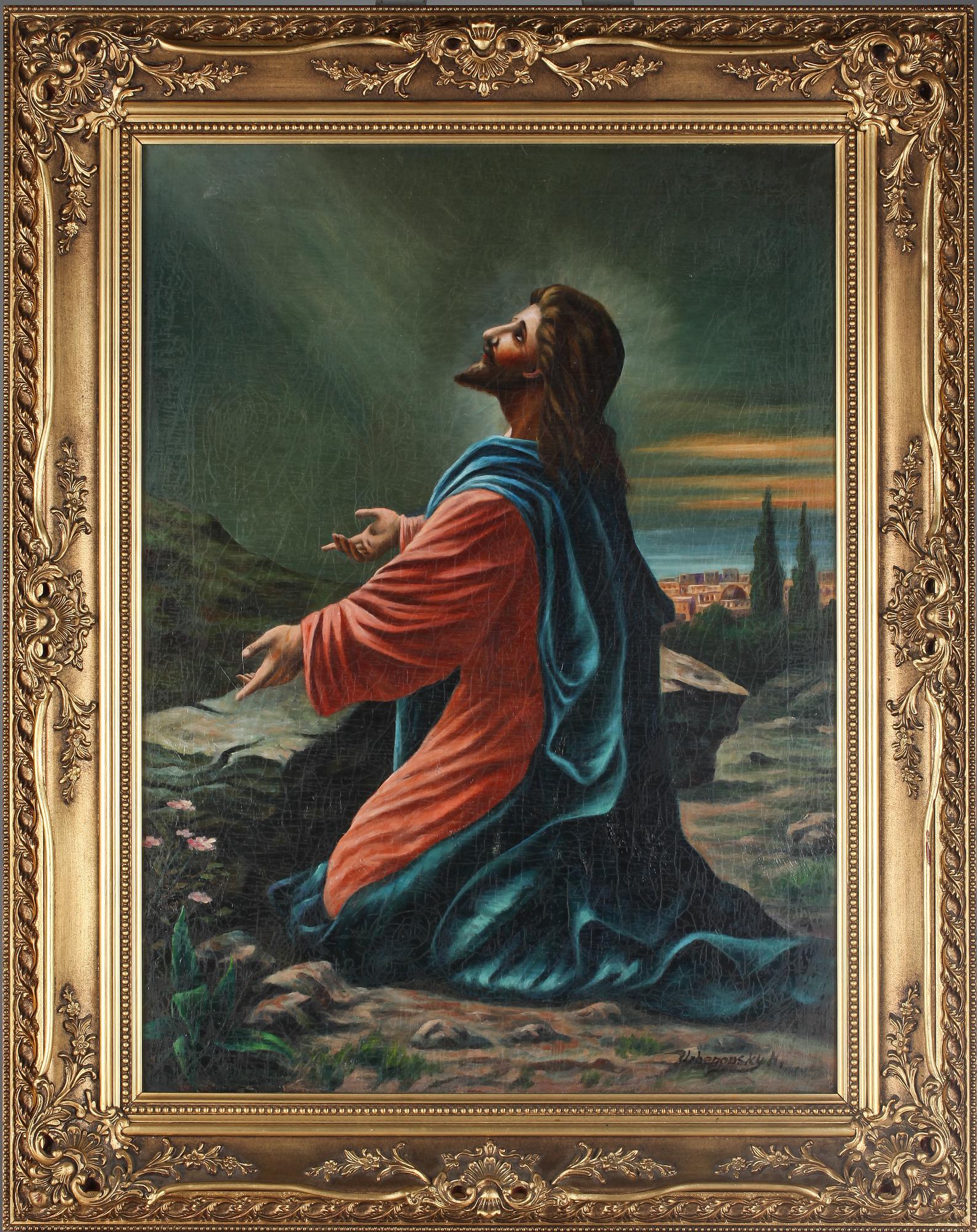 OKÄND KONSTNÄR, olja på duk, signerad Urbanovsky, 1900-tal.