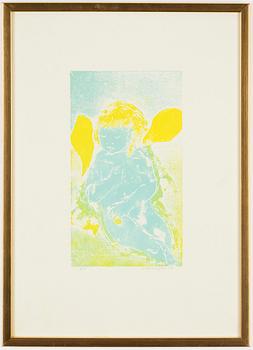 Jan Naliwajko, litograph in colors, signed and dated 1982.