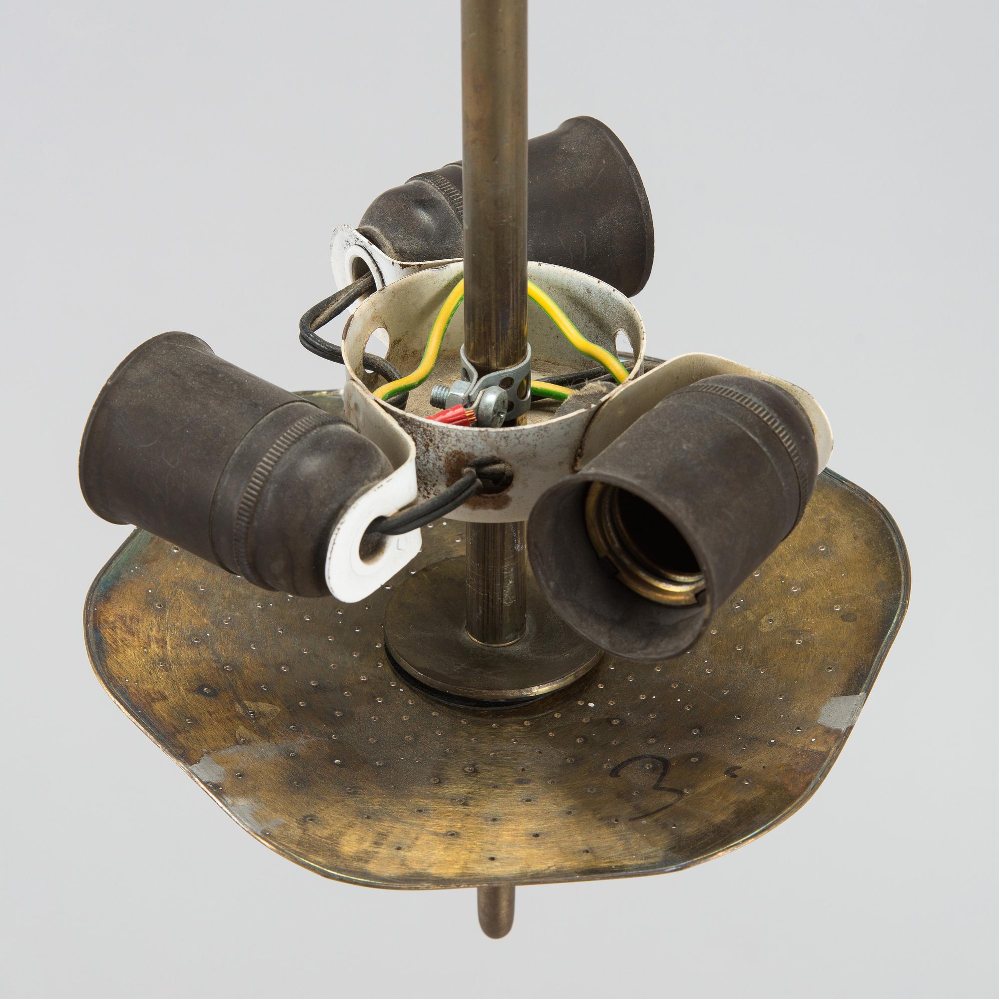 Paavo Tynell, Ceiling lamp for Taito. Made to order 1950.