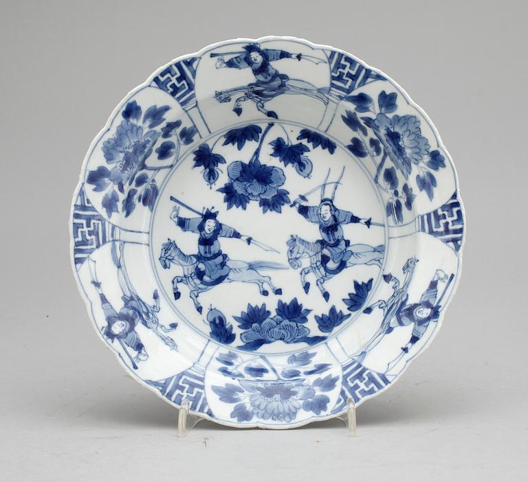 SKÅL, porslin, Kangxi (1622-1722), Kina.