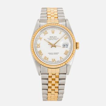 ROLEX, Oyster Perpetual, Datejust, wristwatch, 36 mm.