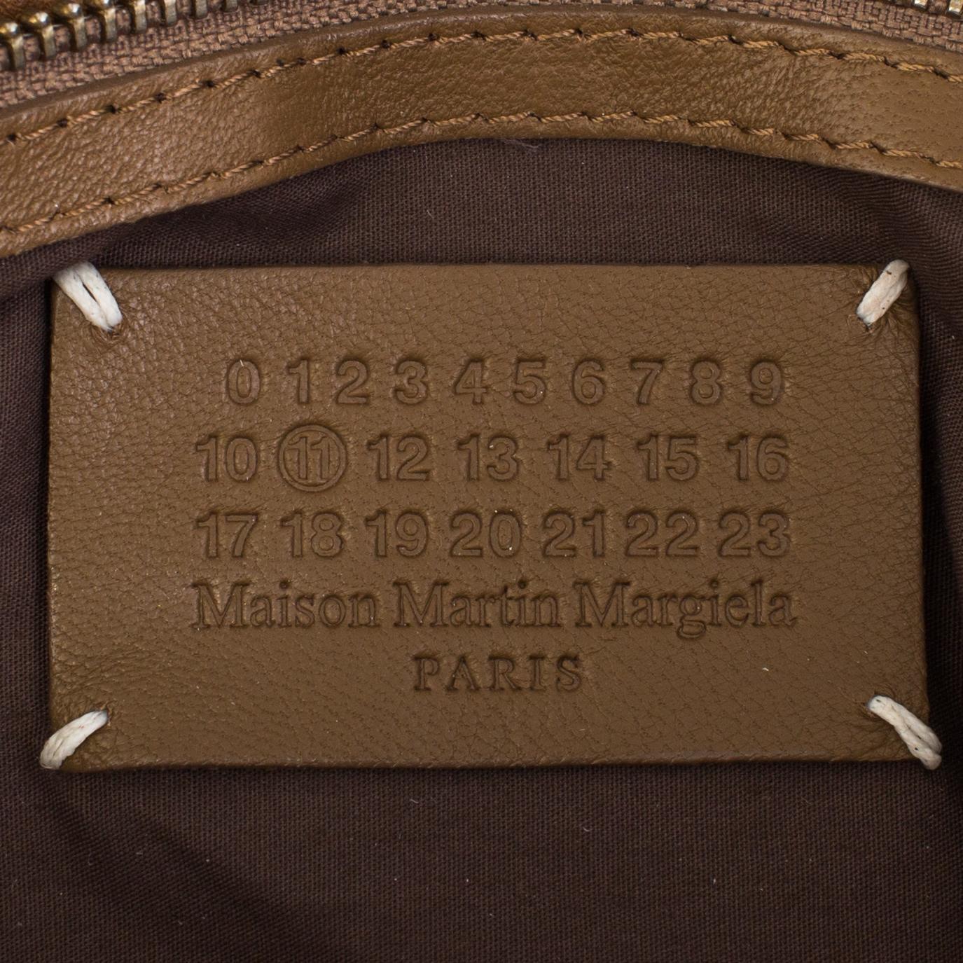 a Maison Martin Margiela leather bag.