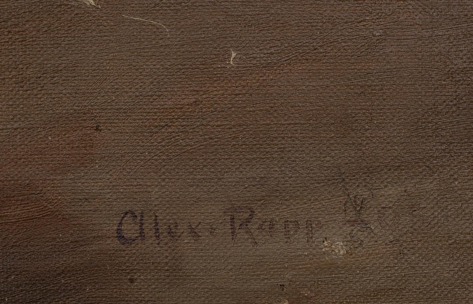 ALEX RAPP (FINLAND), olja på duk, sign. och otydlig dat.