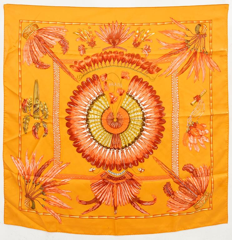 Hermès, scarf, "Brazil".