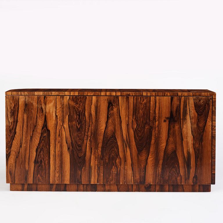 Greta Magnusson Grossman, a zebrano veneered sideboard, Firma Studio, Stockholm 1930s.