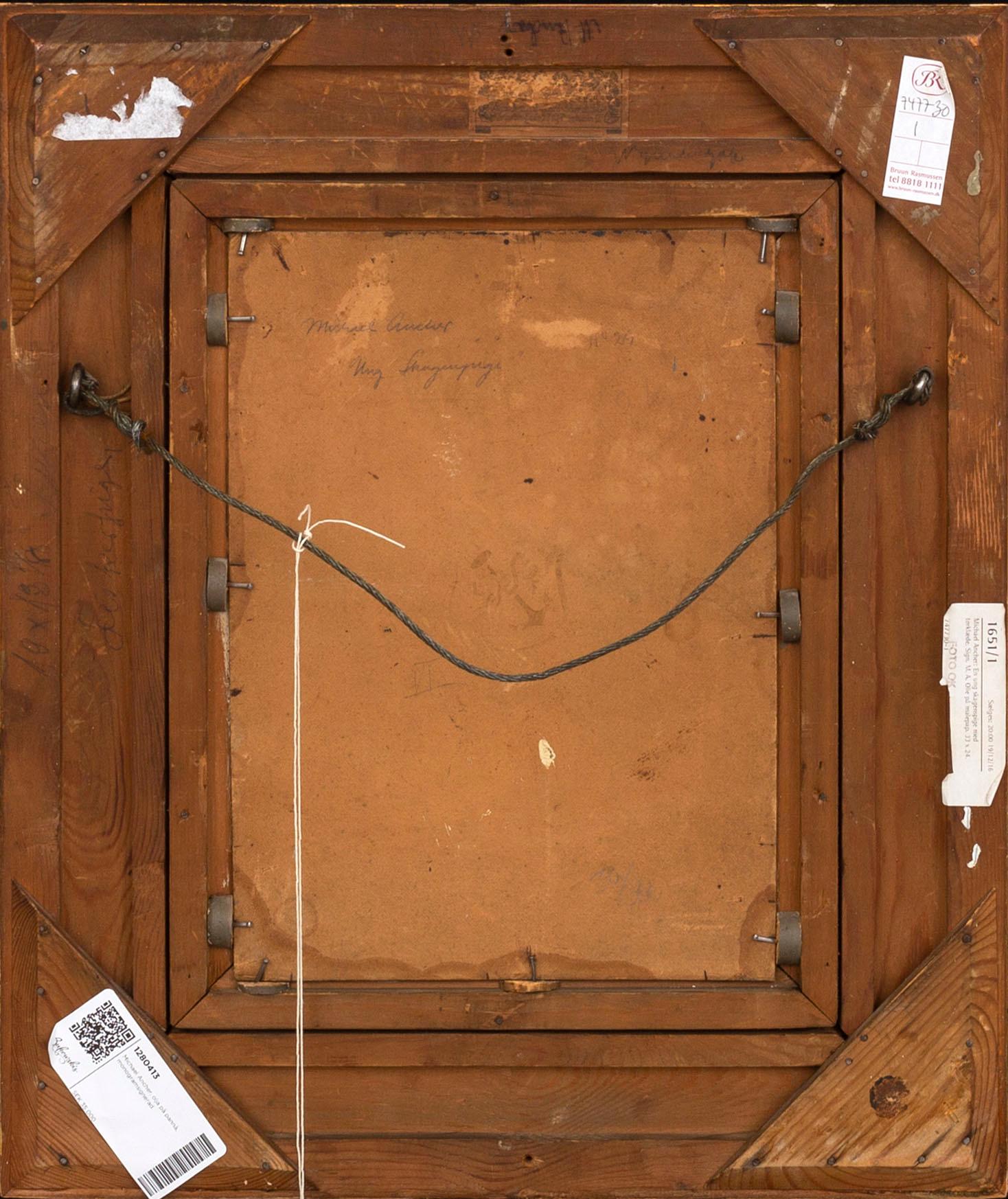 Michael Ancher, Oil on board, signed with monogram.