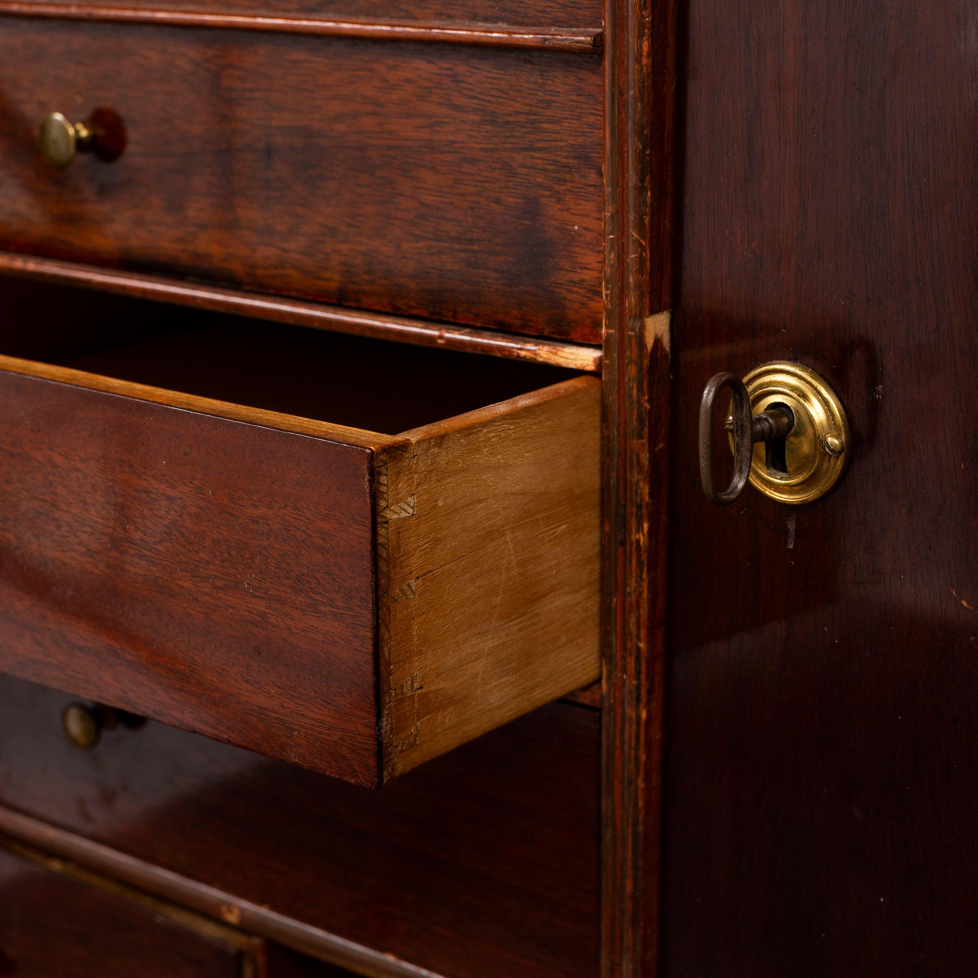 A Swedish 18th century late gustavian secretaire.