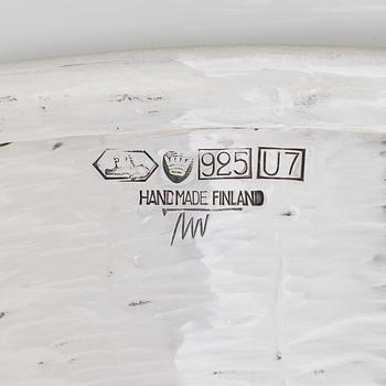Tapio Wirkkala, A sterling silver bowl, model TW 289, Kultakeskus Hämeenlinna 1973.