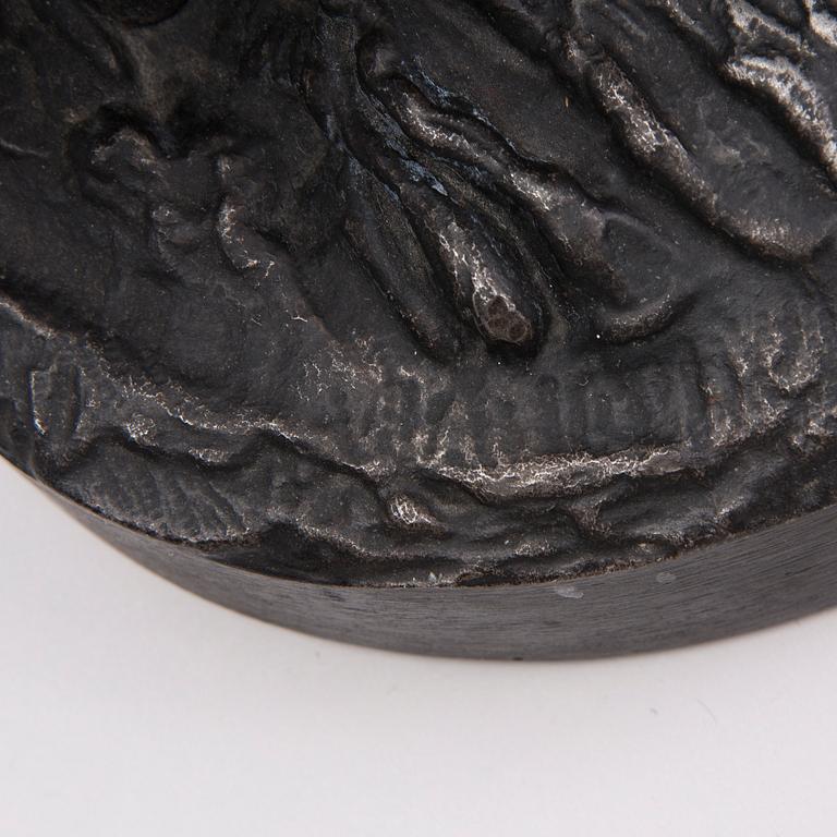 EVGENY ALEXANDROVITCH LANCERAY, efter, skulptur, järn, Kuza foundry, Ryssland, före 1917.