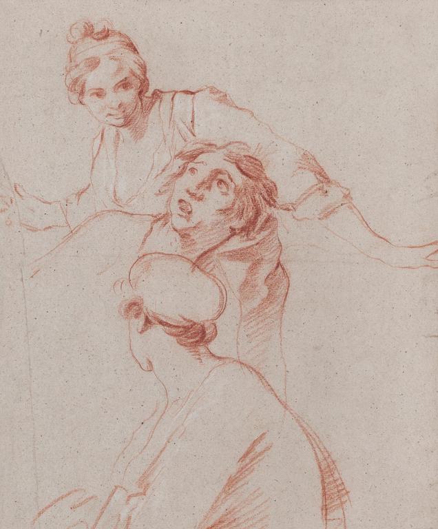 Jean Honoré Fragonard Hans art, Figurkomposition.