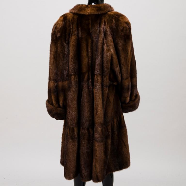 A SAGA MINK FUR COAT by M. Beck & CO, Helsinki.