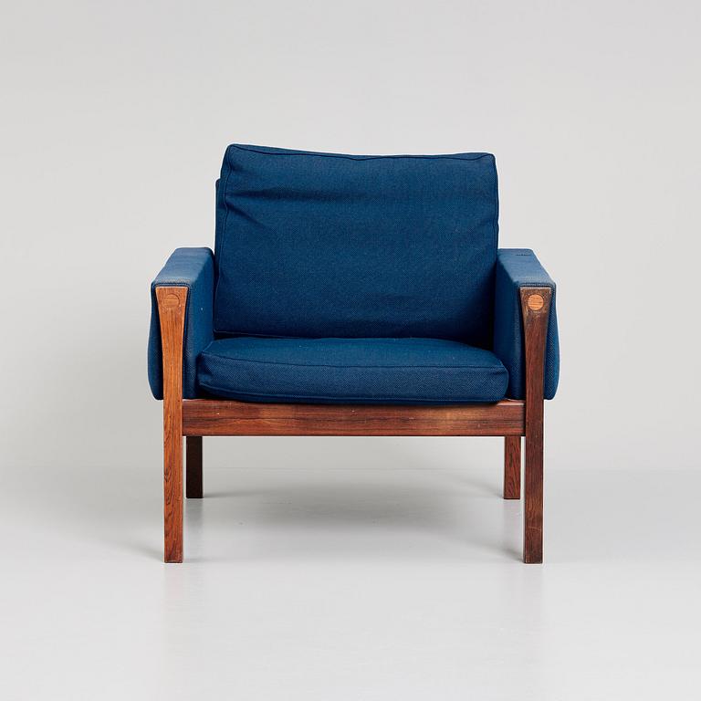 Hans J. Wegner, a soffa and easy chair, "AP-62", AP-Stolen Denmark, 1960's.