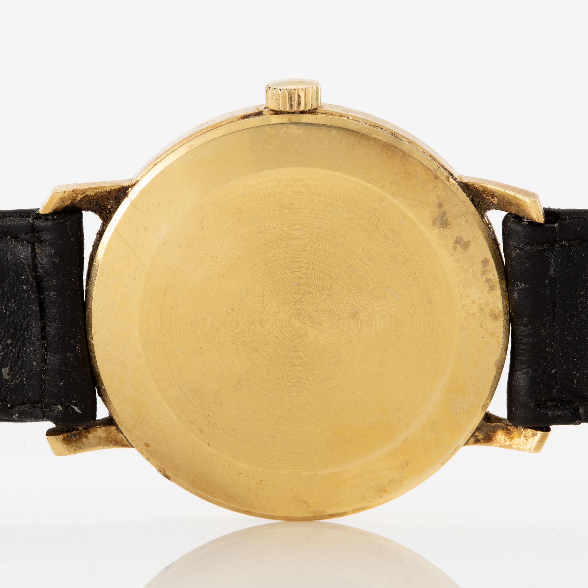 Eiger, wristwatch, 18K gold, 34.5 mm.