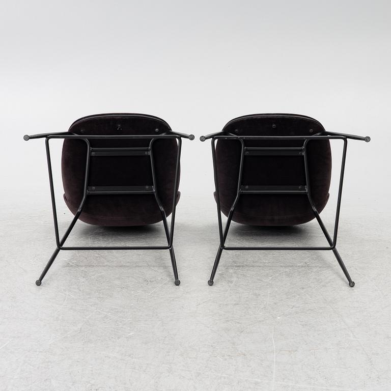 GamFratesi, Bar stools, a pair, "Beetle Bar Chair", Gubi, Denmark.