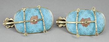 NATTLJUSSTAKAR, ett par, Kina, 1800-tal.