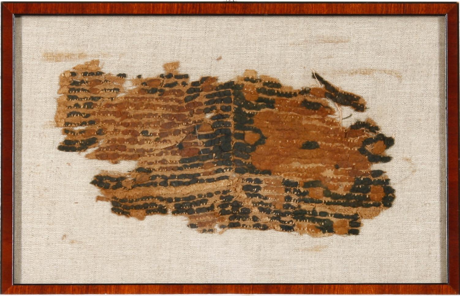 TEXTILFRAGMENT, antikt.