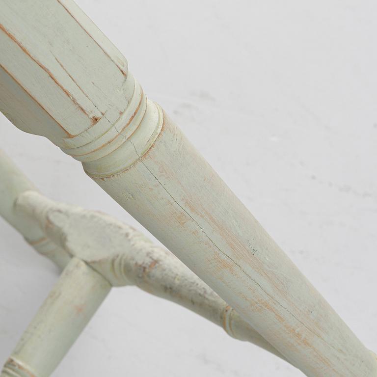 A Gustavian chair, end of the 18th century.