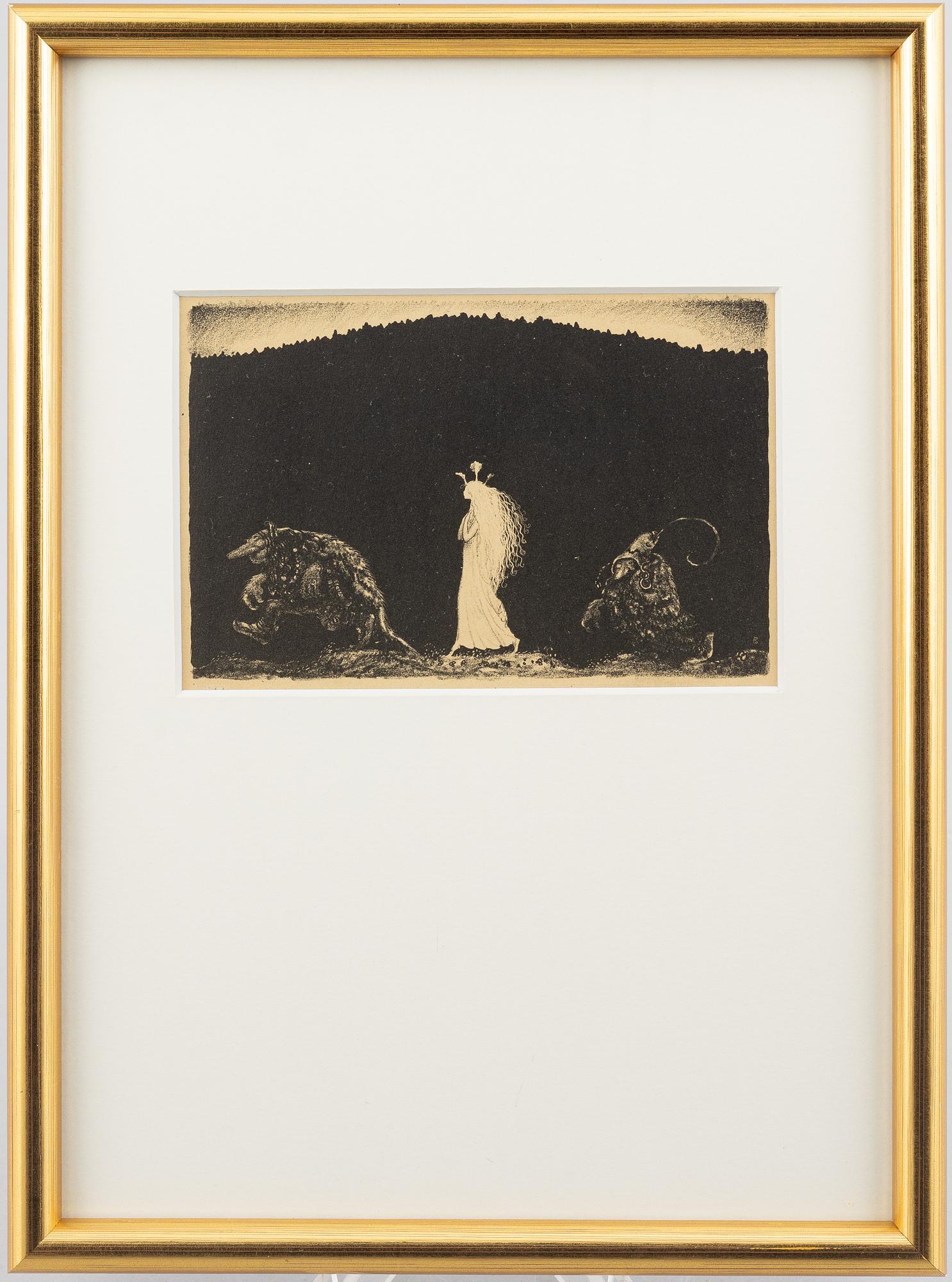 John Bauer, "Trollens Styfdotter".