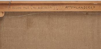Erik Olson, "Aftonlandskap (Melancolia)".