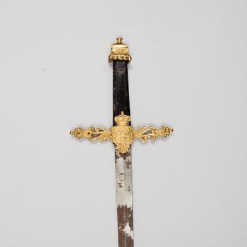 A Swedish small sword from around year 1900.