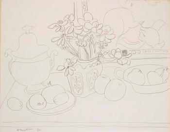 769. Henri Matisse, Stilleben med sovande kvinna.