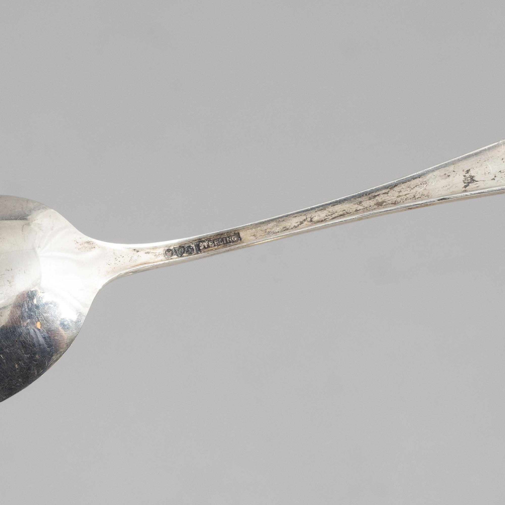 Souvenir spoons, 16 pcs, sterling silver, North America, circa first half/mid 20th Century.