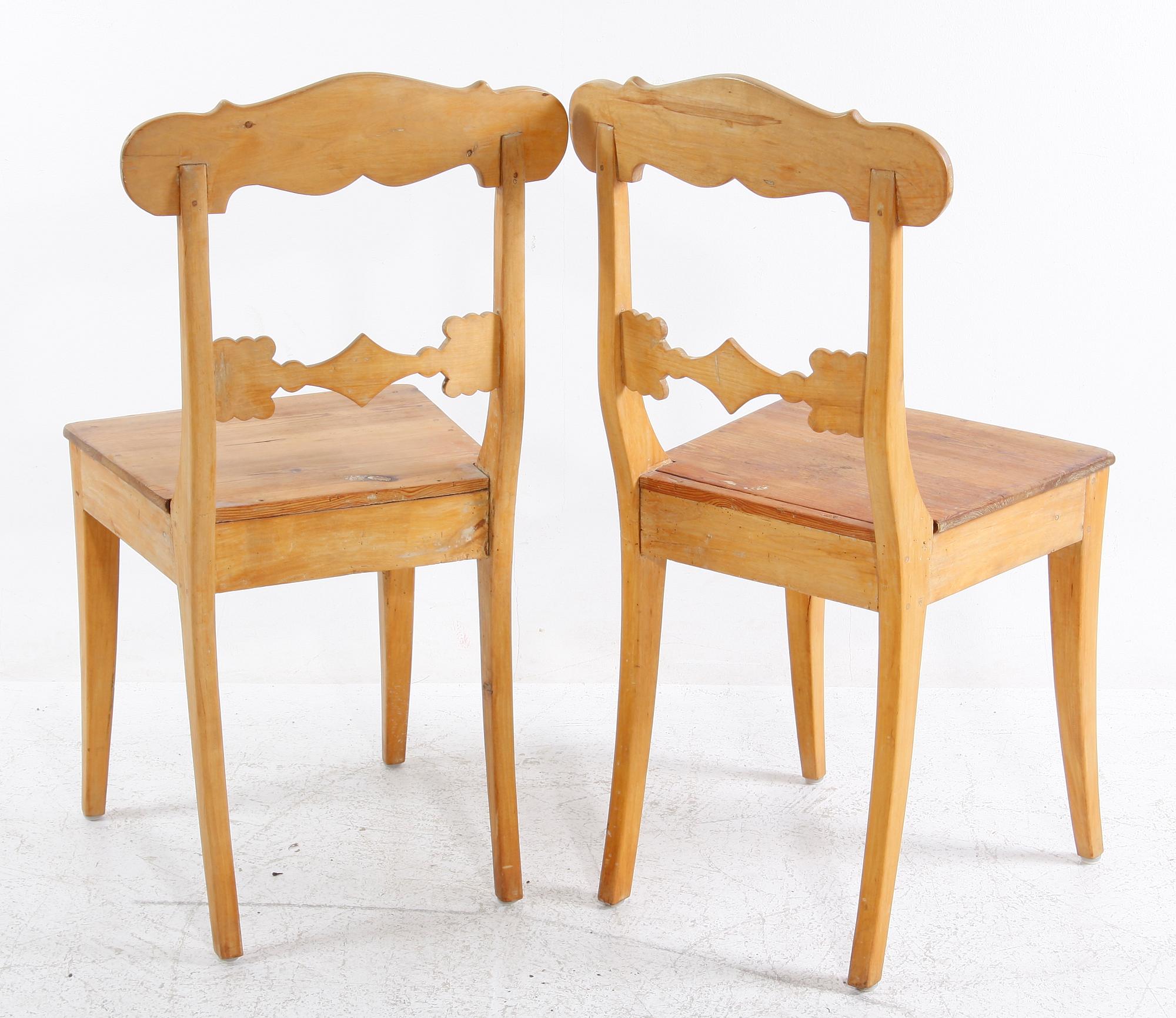 STOLAR, ett par, Karl Johan, 1800-tal.