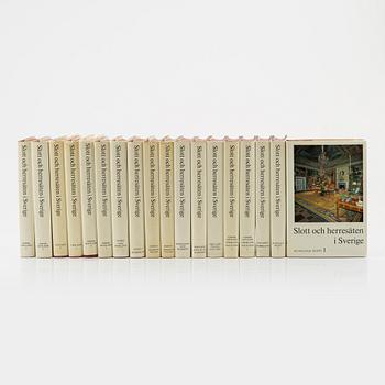 Books,  'Svenska Slott och Herresäten', 18 voumes, Allhems Förlag, Malmö, 1966-71.